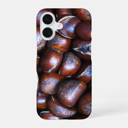 Kastanien iPhone 16 Hülle (Rückseite)