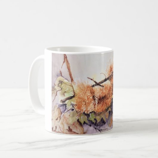 Kastanien Kaffeetasse (Vorderseite Links)