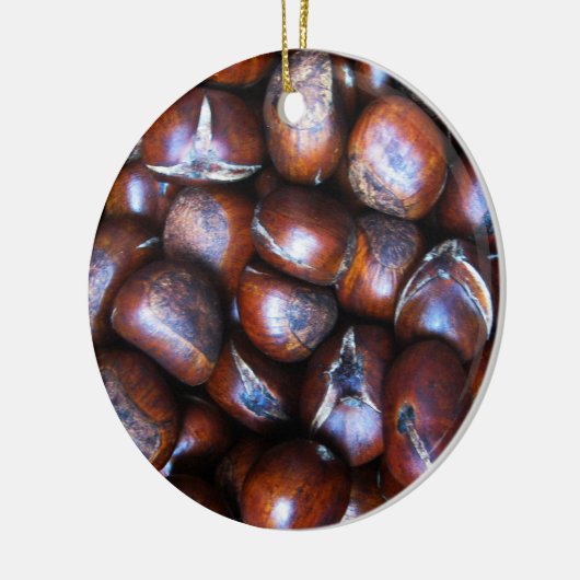 Kastanien Keramik Ornament (Links)