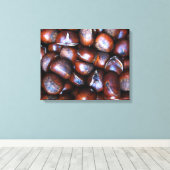 Kastanien Leinwanddruck (Insitu (Holzboden))