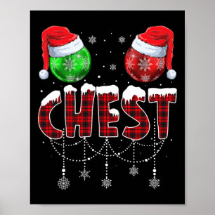 Kastanien Matching Family Fun Brustkerne Weihnacht Poster