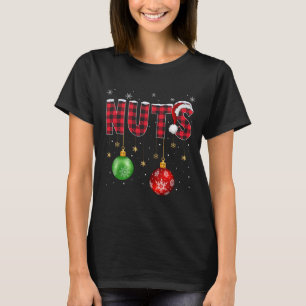Kastanien Matching Family Fun Brustkerne Weihnacht T-Shirt
