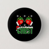 Kastanien Matching Family Funny Brust Nuts Christm Button (Vorderseite)