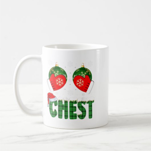 Kastanien Matching Family Funny Brust Nuts Christm Kaffeetasse (Links)