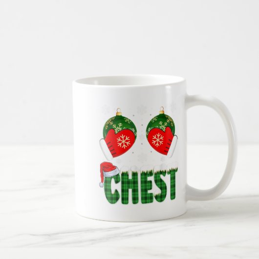 Kastanien Matching Family Funny Brust Nuts Christm Kaffeetasse (Rechts)
