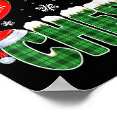 Kastanien Matching Family Funny Brust Nuts Christm Poster (Ecke)