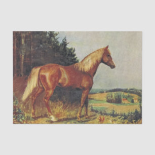 Kastanien-Pferd Seidenpapier