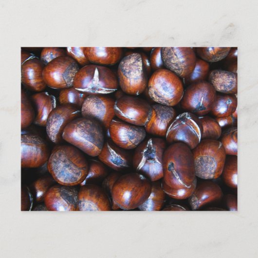Kastanien Postkarte (Vorderseite)