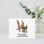 Kastanien Rösten Postkarte (Stehend Vorderseite)