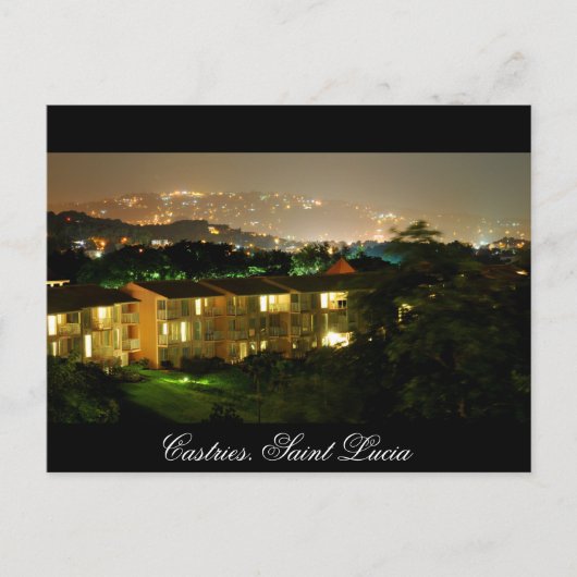 Kastanien. Saint Lucia Postkarte (Vorderseite)