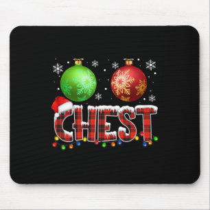 Kastanien Spaß Matching Paare Weihnachtsleuchten N Mousepad
