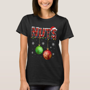 Kastanien Spaß Matching Paare Weihnachtsleuchten N T-Shirt