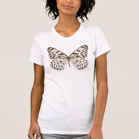 Kastanien-Tiger-Schmetterling T-Shirt (Vorderseite)