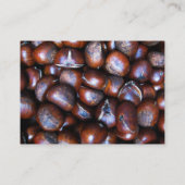 Kastanien Visitenkarte (Rückseite)