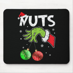 Kastanien Weihnachten Familie passende Paare Brust Mousepad