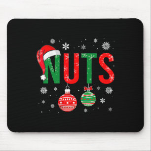 Kastanien-Weihnachten Lustige passende Paar-Pyjama Mousepad