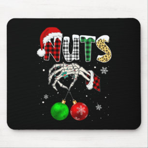 Kastanien Weihnachts-Brust Nuts Xmas Couple Matchi Mousepad