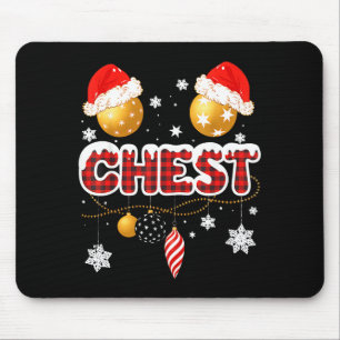 Kastanien-Weihnachts-Paar-Kastanien Mousepad