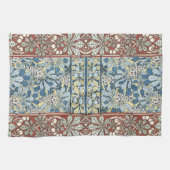 Kastanienbaum,Blätter,Botanischer Jugendstil Geschirrtuch (Horizontal)