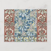 Kastanienbaum,Blätter,Botanischer Jugendstil Postkarte (Vorderseite)