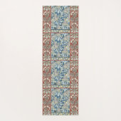 Kastanienbaum,Blätter,Botanischer Jugendstil Yogamatte (Rückseite)