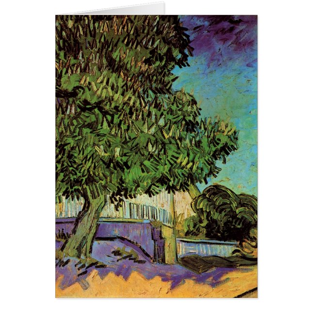 Kastanienbaum in der Blüte (Vorne)