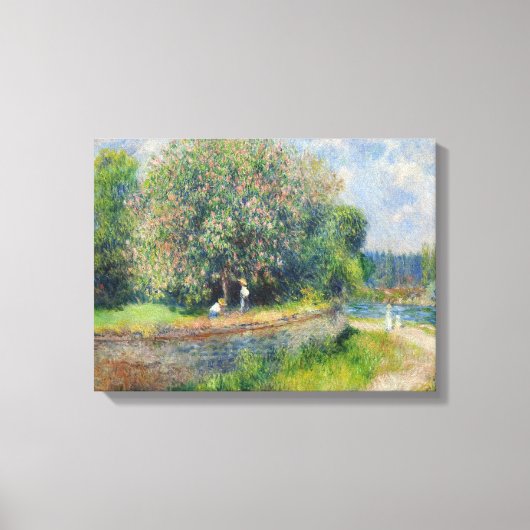 Kastanienbaum von Pierre Auguste Renoir Leinwanddruck (Vorderseite)