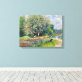 Kastanienbaum von Pierre Auguste Renoir Leinwanddruck (Insitu (Holzboden))