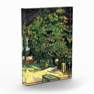 Kastanienbäume in Blossom - Gogh Fotoblock