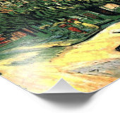 Kastanienbäume in Blossom - Gogh Fotodruck (Ecke)