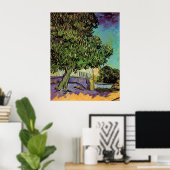 Kastanienbäume in Blossom, Vincent van Gogh. Poster (Heimbüro)