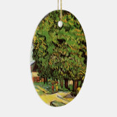 Kastanienbäume in Blossom von Vincent van Gogh Keramik Ornament (Rechts)