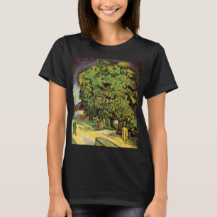 Kastanienbäume in Blossom von Vincent van Gogh T-Shirt