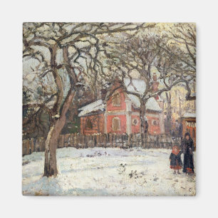 Kastanienbäume in Louveciennes, c.1871-2 Magnet