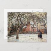 Kastanienbäume in Louveciennes, c.1871-2 Postkarte (Vorne/Hinten)