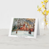 Kastanienbäume in Louveciennes durch Pissarro Karte (Gelbe Blume)