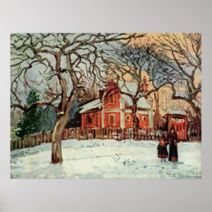 Kastanienbäume in Louveciennes Poster