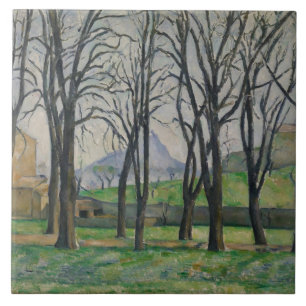 Kastanienbäume Pauls Cezanne bei Jas de Bouffan Fliese