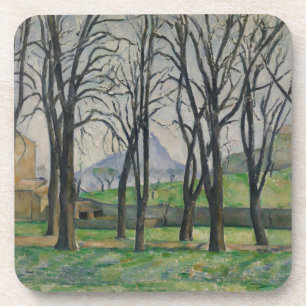 Kastanienbäume Pauls Cezanne bei Jas de Bouffan Getränkeuntersetzer