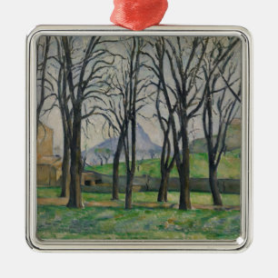 Kastanienbäume Pauls Cezanne bei Jas de Bouffan Silbernes Ornament