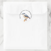Kastanienblasser Runder Aufkleber (Tasche)