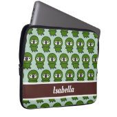 Kastanienbrauen Laptopschutzhülle (Vorne Rechts)