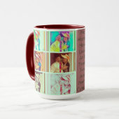 Kastanienbraun 15-Unze-kombinierte Tasse (Vorderseite Links)