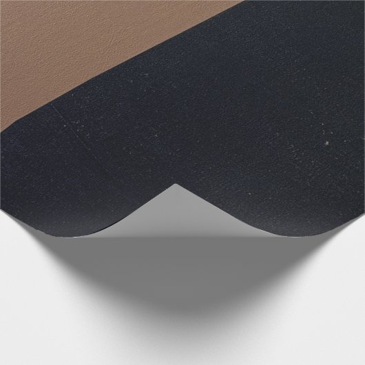 Kastanienbraun Geschenkpapier (Ecke)