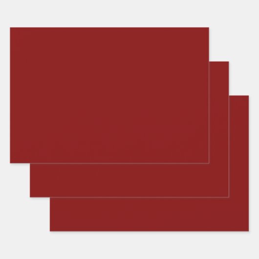 Kastanienbraun Geschenkpapier Set (Set)