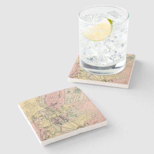 Kastanienbraun, Lewiston Steinuntersetzer (Seitenansicht)