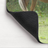 Kastanienbraun Pferdeweide Mousepad (Ecke)