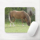 Kastanienbraun Pferdeweide Mousepad (Mit Mouse)
