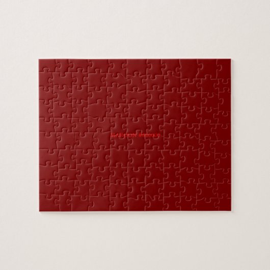 Kastanienbraun Puzzle (Horizontal)