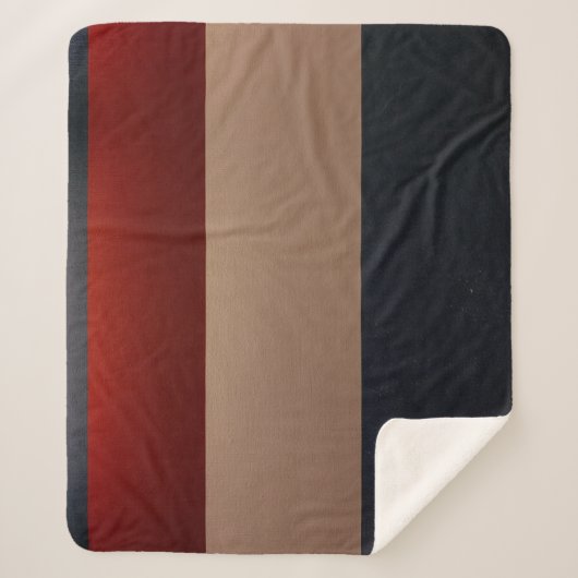 Kastanienbraun Sherpadecke (Vorderseite)